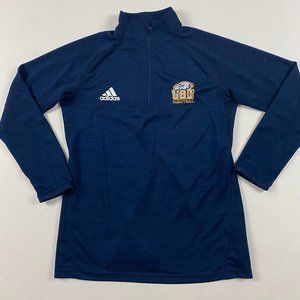 Adidas UBC University of British Columbia Basketball 1/4 Zip Top Womens Large